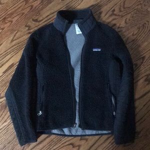 Patagonia women’s fleece black small used